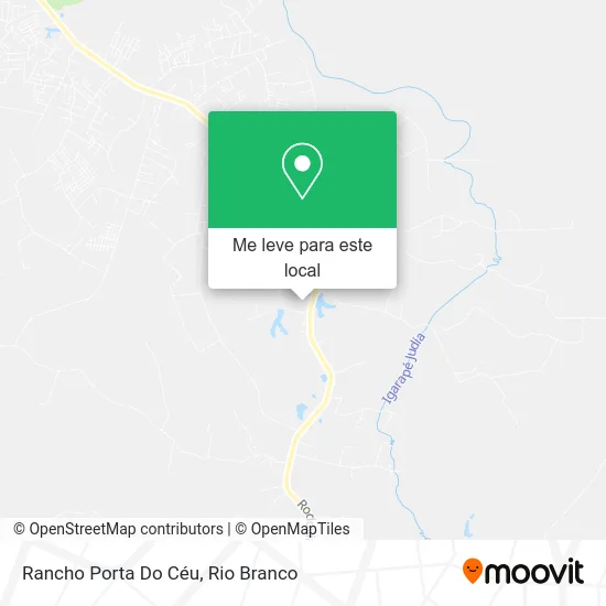 Rancho Porta Do Céu mapa