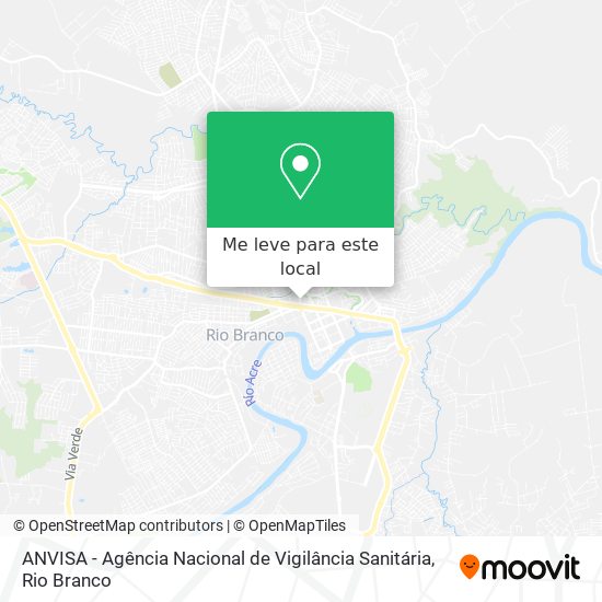 ANVISA - Agência Nacional de Vigilância Sanitária mapa