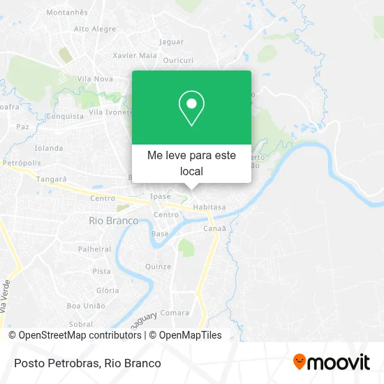Posto Petrobras mapa