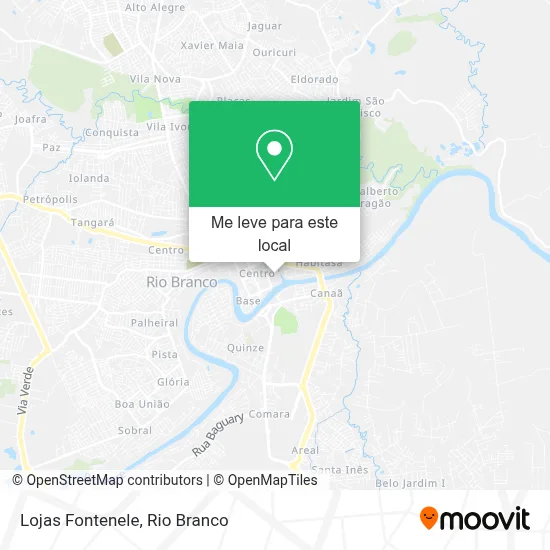 Lojas Fontenele mapa