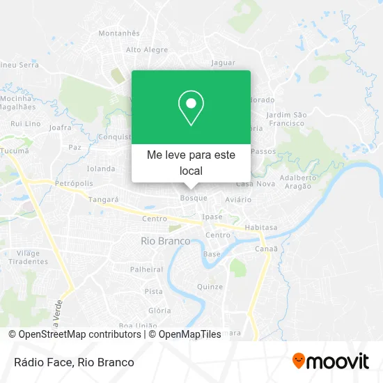 Rádio Face mapa