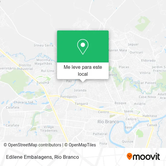 Edilene Embalagens mapa