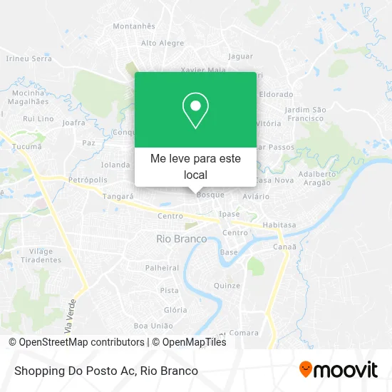 Shopping Do Posto Ac mapa