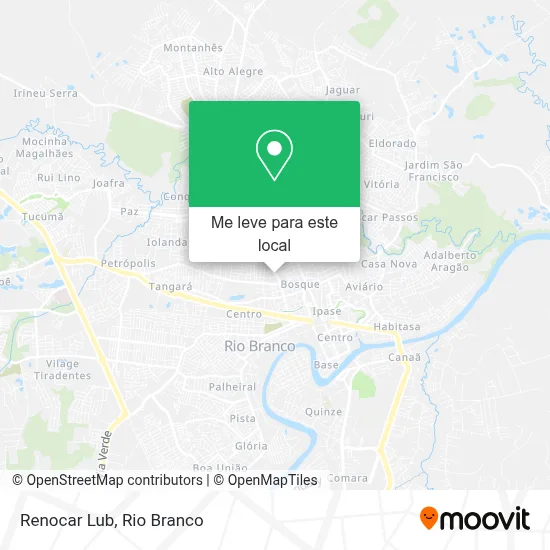 Renocar Lub mapa