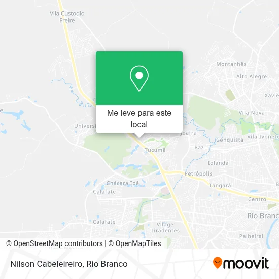 Nilson Cabeleireiro mapa