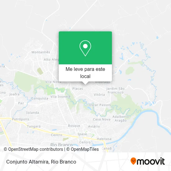 Conjunto Altamira mapa