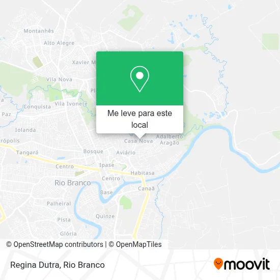 Regina Dutra mapa