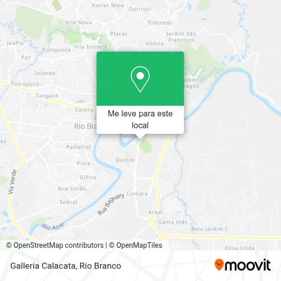 Galleria Calacata mapa