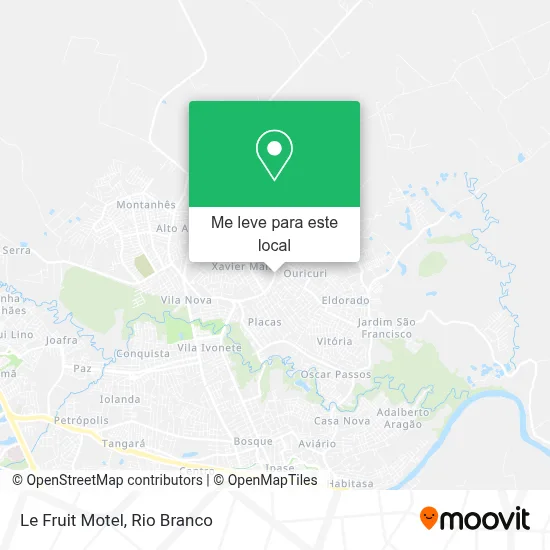 Le Fruit Motel mapa