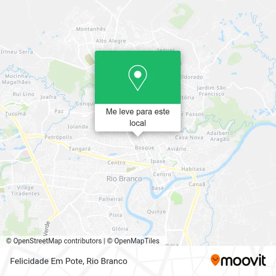 Felicidade Em Pote mapa