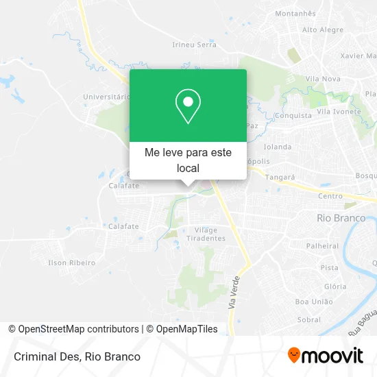 Criminal Des mapa