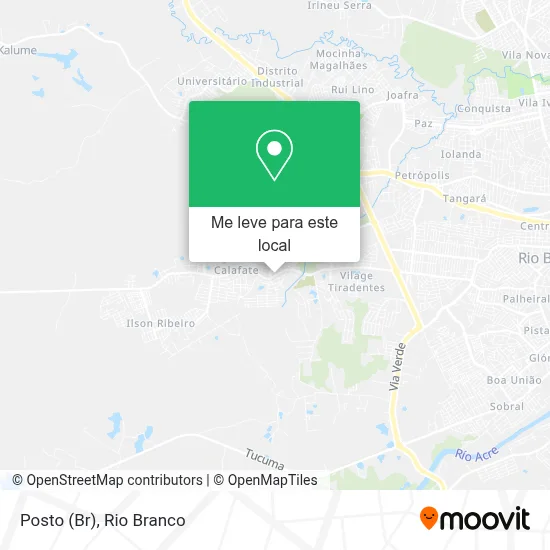 Posto (Br) mapa