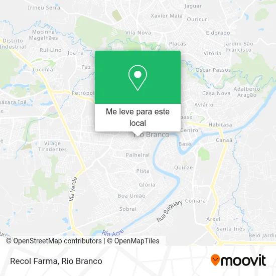 Recol Farma mapa