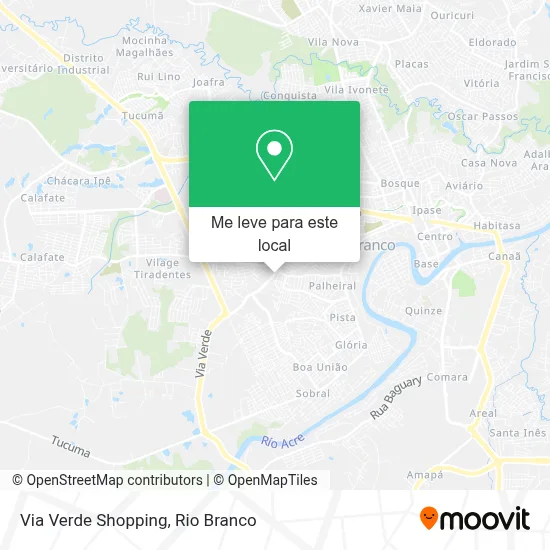 Via Verde Shopping mapa