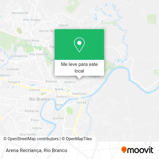 Arena Recriança mapa