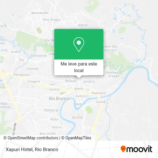 Xapuri Hotel mapa