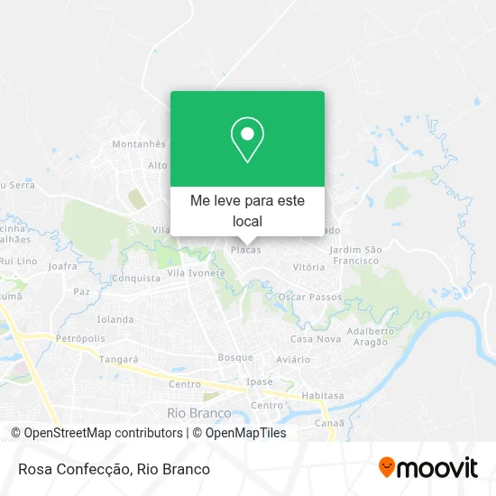 Rosa Confecção mapa