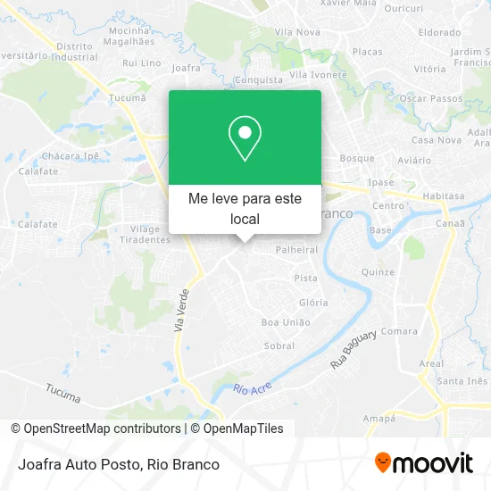 Joafra Auto Posto mapa