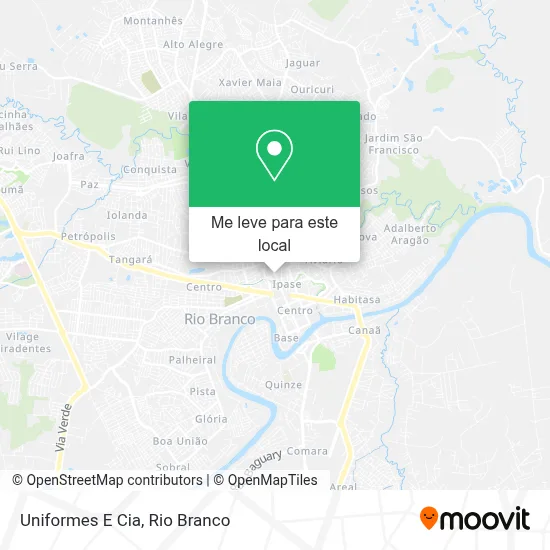 Uniformes E Cia mapa