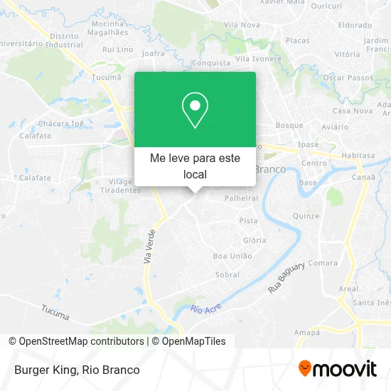 Burger King mapa