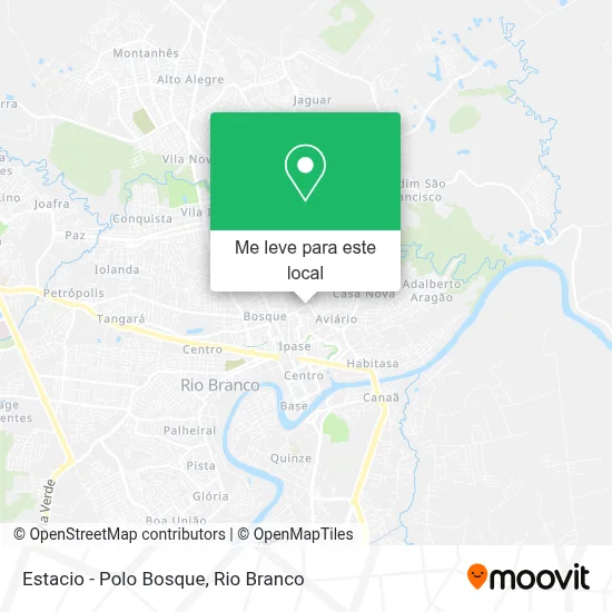 Estacio - Polo Bosque mapa