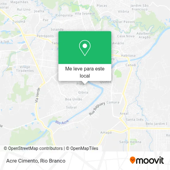 Acre Cimento mapa
