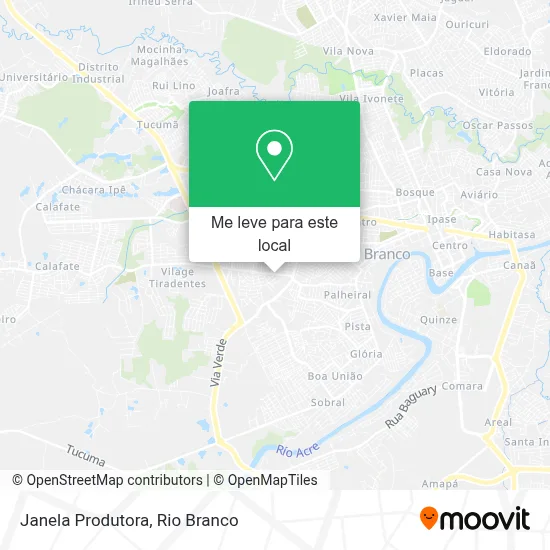 Janela Produtora mapa