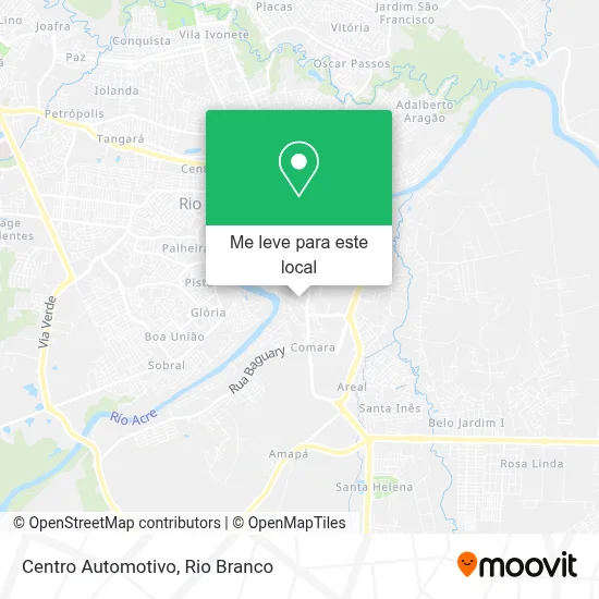 Centro Automotivo mapa