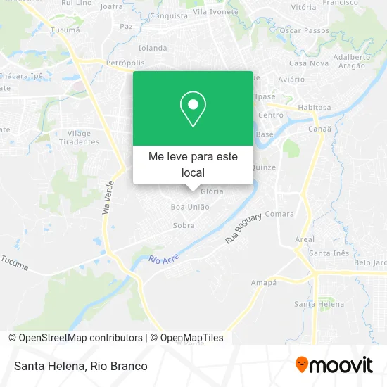 Santa Helena mapa