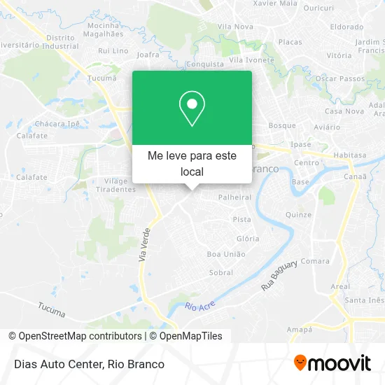 Dias Auto Center mapa