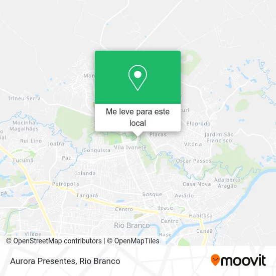 Aurora Presentes mapa