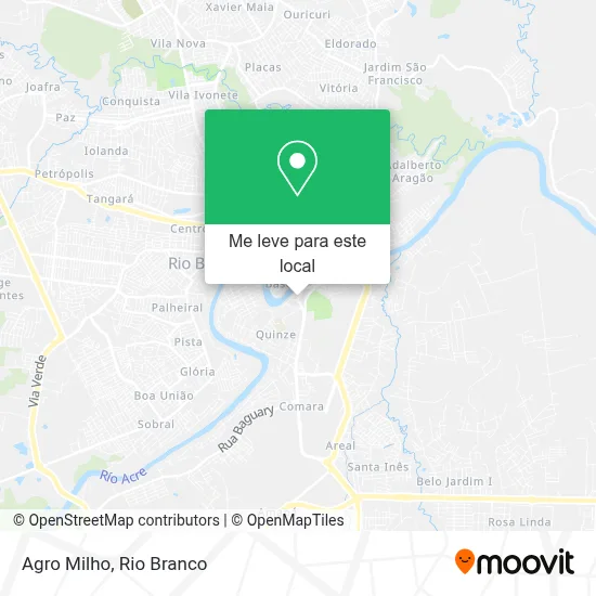 Agro Milho mapa