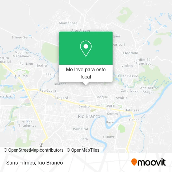 Sans Filmes mapa