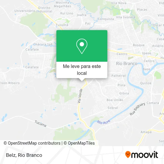 Belz mapa