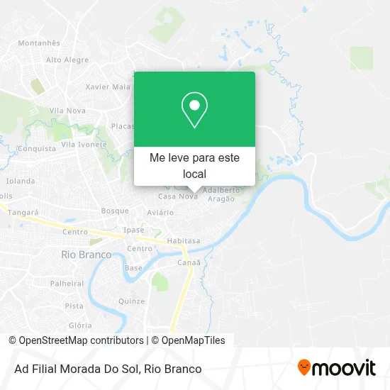Ad Filial Morada Do Sol mapa