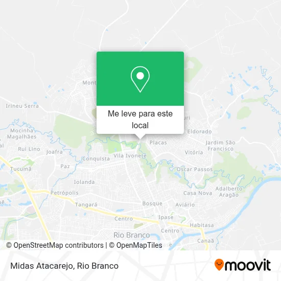 Midas Atacarejo mapa