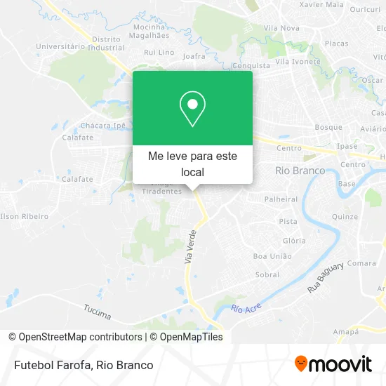Futebol Farofa mapa