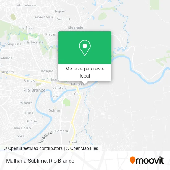 Malharia Sublime mapa