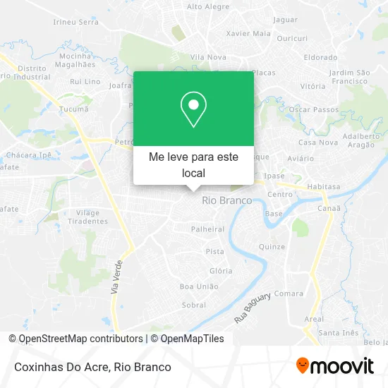 Coxinhas Do Acre mapa