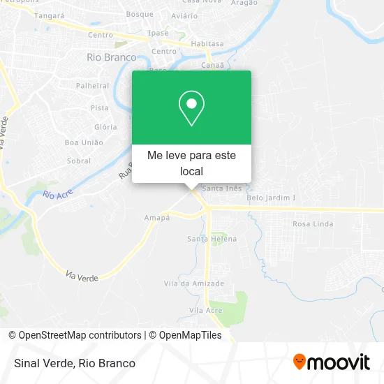 Sinal Verde mapa