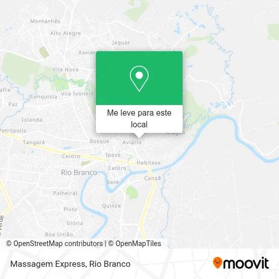 Massagem Express mapa