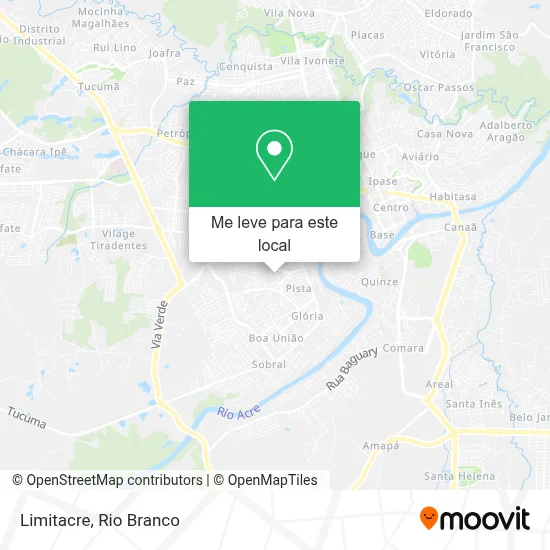Limitacre mapa