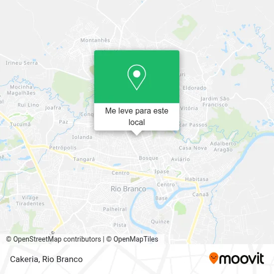 Cakeria mapa