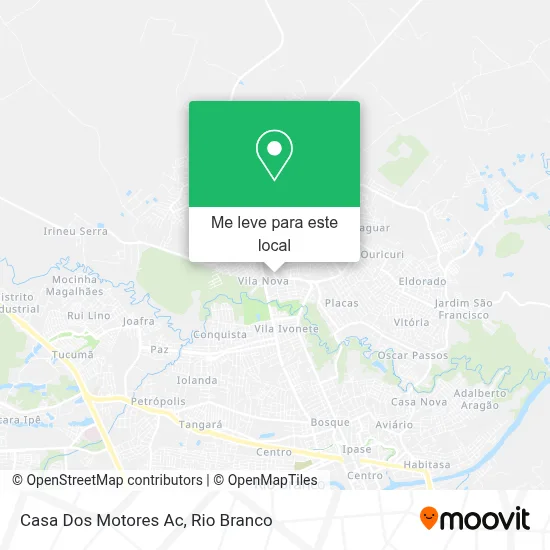 Casa Dos Motores Ac mapa