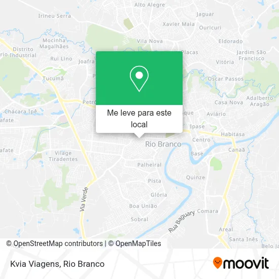 Kvia Viagens mapa