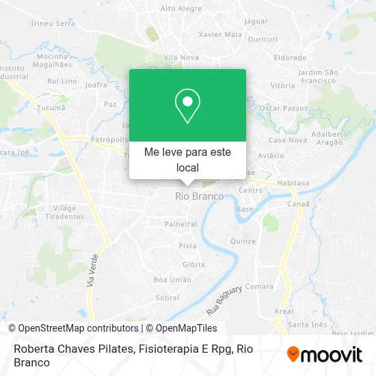 Roberta Chaves Pilates, Fisioterapia E Rpg mapa