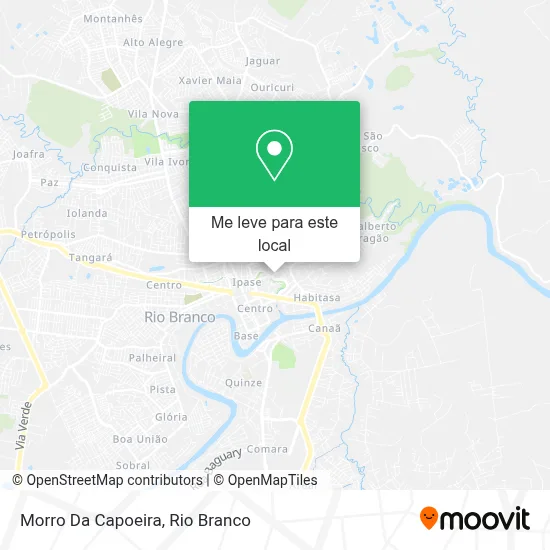 Morro Da Capoeira mapa