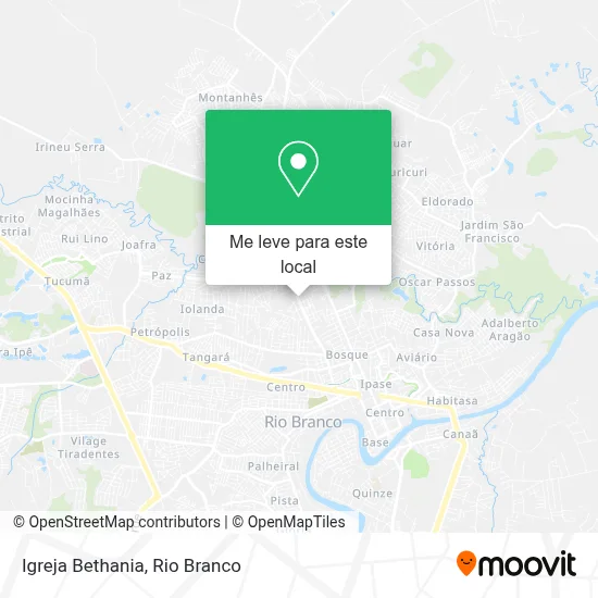 Igreja Bethania mapa