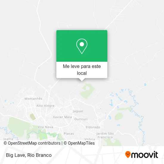 Big Lave mapa