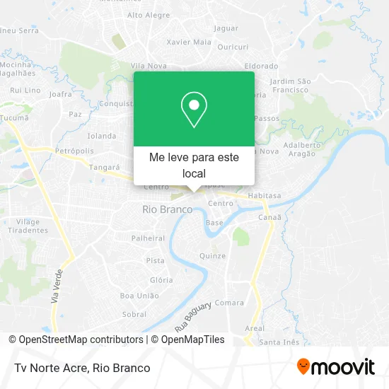 Tv Norte Acre mapa